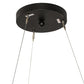 Meyda Lighting Jefferson 31" LED Antique Copper Pendant Light With White Statuario Idalight Shade Glass