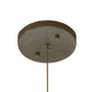 Meyda Lighting Jefferson 88" LED Nickel Island Pendant Light With White Statuario Idalight Shade