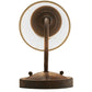 Meyda Lighting Jenna 5" Rusty Nail Wall Sconce With Beige Natural Textrene Shade