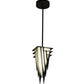 Meyda Lighting Jerabeck 8" LED Oil Rubbed Bronze Pendant Light With Whitestone Idalight Shade Glass