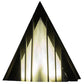 Meyda Lighting Jerabeck 8" Oil Rubbed Bronze Wall Sconce With Whitestone Idalight Shade Glass