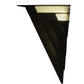 Meyda Lighting Jerabeck 8" Oil Rubbed Bronze Wall Sconce With Whitestone Idalight Shade Glass