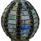 Meyda Lighting Jeweled Beehive 8" Multi-Colored Stained Shade Glass