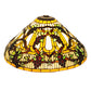 Meyda Lighting Jeweled Grape 16" Multi-Colored Shade Glass