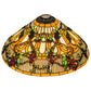 Meyda Lighting Jeweled Grape 20" Multi-Colored Shade Glass