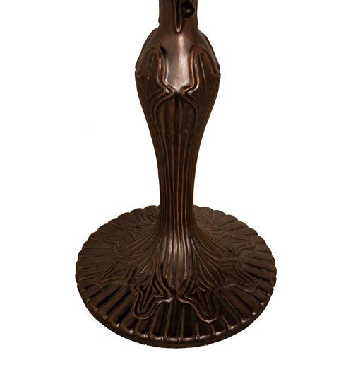 Meyda Lighting Jeweled Grape 23" Mahogany Bronze Table Lamp With Mulit-Colored Shade Glass