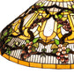 Meyda Lighting Jeweled Grape 24" Multi-Colored Shade Glass