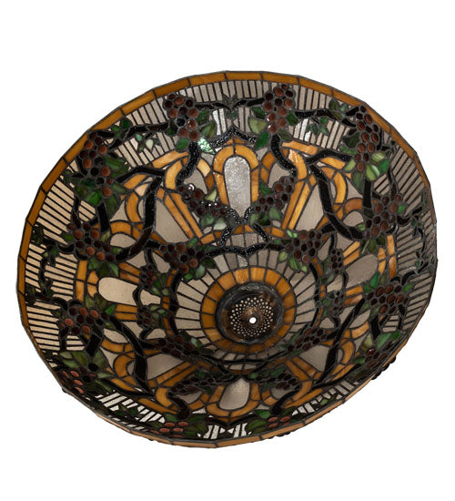 Meyda Lighting Jeweled Grape 24" Multi-Colored Shade Glass