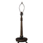 Meyda Lighting Jeweled Grape 31" Mahogany Bronze Table Lamp With Multi-Colored Stained Shade Glass