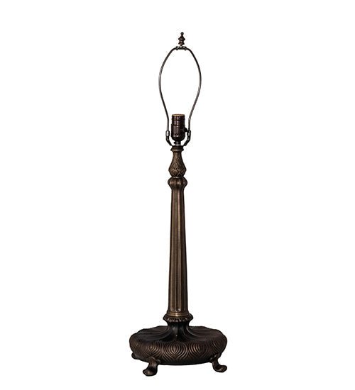 Meyda Lighting Jeweled Grape 31" Mahogany Bronze Table Lamp With Multi-Colored Stained Shade Glass