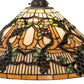 Meyda Lighting Jeweled Grape 72" 3-Light Timeless Bronze Island Pendant Light With Multi-Colored Shade Glass