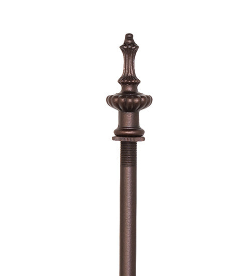 Meyda Lighting Jeweled Rose 21" 2-Light Mahogany Bronze "S" Cluster Table Lamp Base