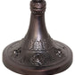 Meyda Lighting Jeweled Rose 21" 2-Light Mahogany Bronze "S" Cluster Table Lamp Base