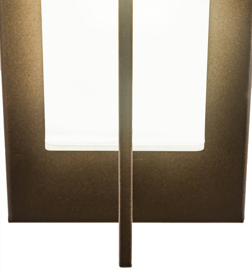 Meyda Lighting Joemy 5" LED Blackhills Gold Wall Sconce With White Statuario Idalight Shade