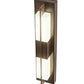 Meyda Lighting Joemy 5" LED Blackhills Gold Wall Sconce With White Statuario Idalight Shade