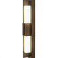 Meyda Lighting Joemy 5" LED Blackhills Gold Wall Sconce With White Statuario Idalight Shade