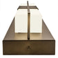 Meyda Lighting Joemy 5" LED Blackhills Gold Wall Sconce With White Statuario Idalight Shade
