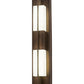 Meyda Lighting Joemy 5" LED Blackhills Gold Wall Sconce With White Statuario Idalight Shade