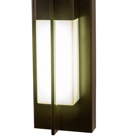 Meyda Lighting Joemy 5" LED Timeless Bronze Wall Sconce With Statuario Idalight Shade