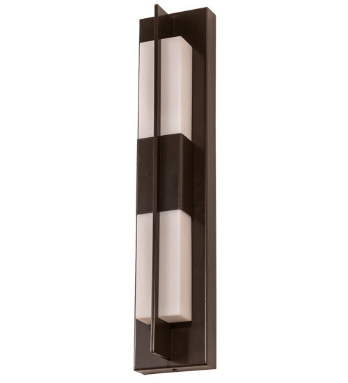 Meyda Lighting Joemy 5" LED Timeless Bronze Wall Sconce With Statuario Idalight Shade