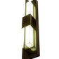Meyda Lighting Joemy 5" LED Timeless Bronze Wall Sconce With Statuario Idalight Shade