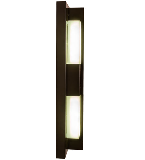 Meyda Lighting Joemy 5" LED Timeless Bronze Wall Sconce With Statuario Idalight Shade