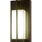 Meyda Lighting Joemy 5" LED Timeless Bronze Wall Sconce With Statuario Idalight Shade