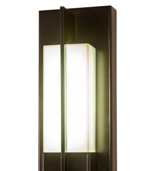 Meyda Lighting Joemy 5" LED Timeless Bronze Wall Sconce With Statuario Idalight Shade