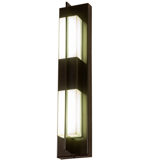 Meyda Lighting Joemy 5" LED Timeless Bronze Wall Sconce With Statuario Idalight Shade