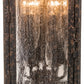 Meyda Lighting Jonquil 15" 6-Light Coffee Bean Wall Sconce With Clear Seeded Shade Glass