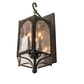 Meyda Lighting Jonquil 15" 6-Light Coffee Bean Wall Sconce With Clear Seeded Shade Glass