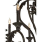 Meyda Lighting Josephine 36" 8-Light Oil Rubbed Bronze Chandelier With Faux Candlelight
