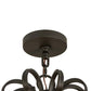 Meyda Lighting Josephine 36" 8-Light Oil Rubbed Bronze Chandelier With Faux Candlelight