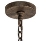 Meyda Lighting Josephine 42" 10-Light Antiquity Chandelier With Ivory Faux Candlelight