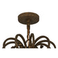 Meyda Lighting Josephine 48" 10-Light Pompeii Gold Chandelier With Ivory Faux Candlelight