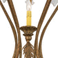Meyda Lighting Josephine 49" 10-Light Spanish Gold Chandelier With Amber Faux Candlelight