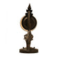 Meyda Lighting Josephine 5" Gilded Tobacco Wall Sconce With Beige Textrene Shade