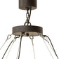 Meyda Lighting Juala Pin 65" 63-Light Copper Rust Chandelier