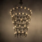 Meyda Lighting Juala Pin 65" 63-Light Copper Rust Chandelier