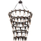 Meyda Lighting Juala Pin 65" 63-Light Copper Rust Chandelier