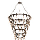 Meyda Lighting Juala Pin 65" 63-Light Copper Rust Chandelier