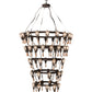 Meyda Lighting Juala Pin 65" 63-Light Copper Rust Chandelier