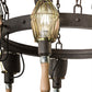 Meyda Lighting Juala Pin 65" 63-Light Copper Rust Chandelier