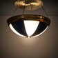 Meyda Lighting Kahe 72" 12-Light Brass Tint & Black Hills Gold Pendant Light With Blue & White Idalight Shade