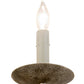 Meyda Lighting Kaitlynn 54" 12-Light 2-Tier Corinth Chandelier With White Faux Candlelight