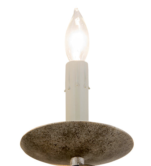 Meyda Lighting Kaitlynn 54" 12-Light 2-Tier Corinth Chandelier With White Faux Candlelight