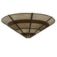 Meyda Lighting Kalahari 120" 30-Light Cafe Noir Pendant Light With Multi-Colored Shade Glass