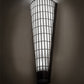 Meyda Lighting Kalahari 18" LED Cafe Noir Exterior Wall Sconce With Fleshtone Idalight Shade Glass