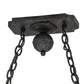 Meyda Lighting Kean 60" 20-Light Smoke Chandelier With White Faux Candlelight