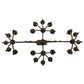 Meyda Lighting Kean Moins 60" 20-Light Coffee Bean Island Chandelier With White Faux Candlelight